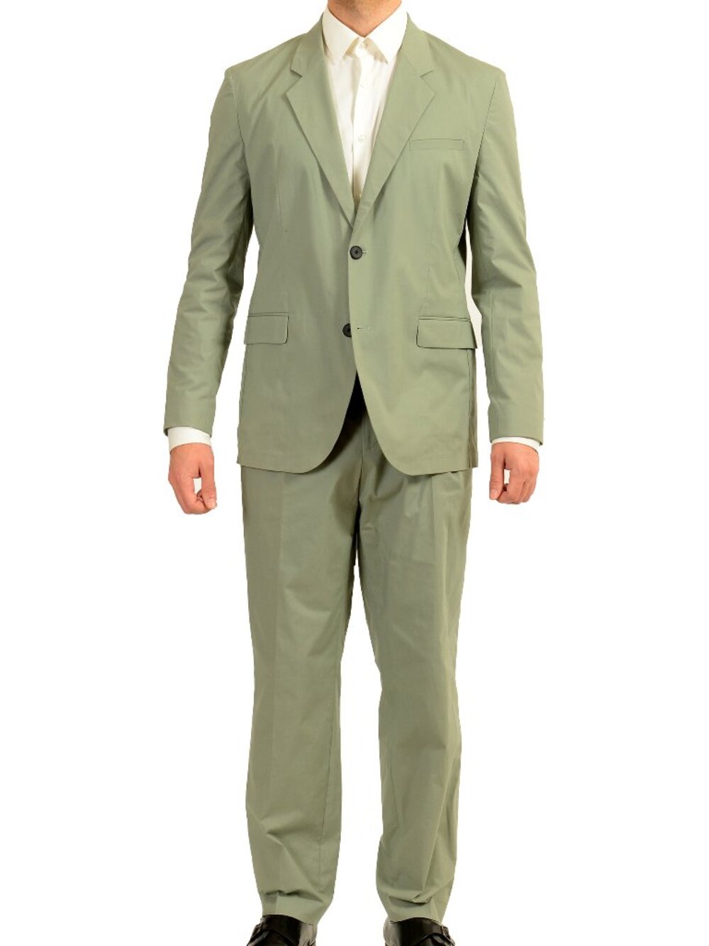 Hugo Boss Men's "Keyfred-Theodor251X" Sage Green Two Button Suit US 38R IT 48R